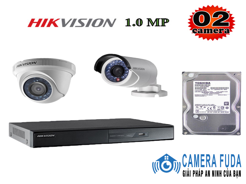 Khuyến mãi khi lắp trọn bộ 2 camera IP giám sát 1.0M Hikvision