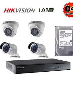Trọn bộ 4 camera giám sát 1M Hikvision