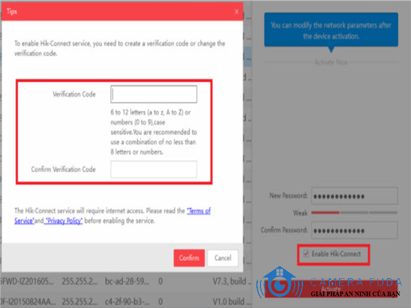 Dùng SADP Tool để đổi mật khẩu thiết bị