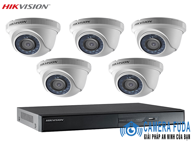 Khuyến mãi khi lắp trọn bộ 5 camera giám sát 1.0MP Hikvision