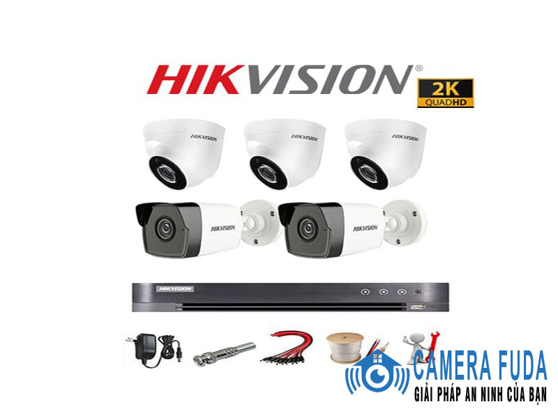 Giới thiệu sơ lược về trọn Bộ 5 Camera IP Giám Sát 2.0M Hikvision