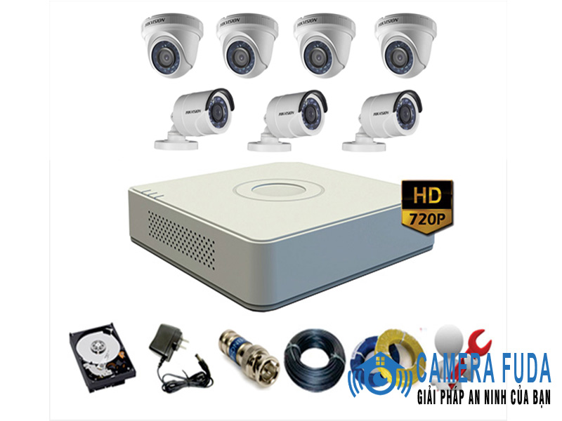 Giới thiệu sơ lược về trọn bộ 7 camera giám sát 1.0MP Hikvision