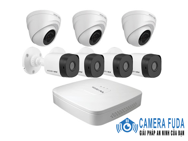 Trọn bộ 7 camera giám sát 2.0MP KBvision - USA