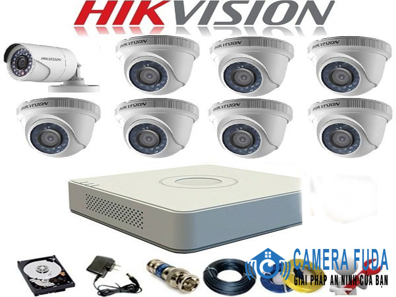 Tính năng hoạt động của trọn bộ 8 camera giám sát 1.0MP Hikvision